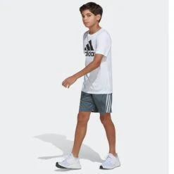ADIDAS Boys' Classic 3-Stripe Shorts -Fam By Style 2074388 004 alt5