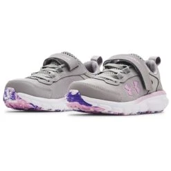 UNDER ARMOUR Girls' Pre-School UA Assert 9 AC Sneaker -Fam By Style 2074445 004 alt2