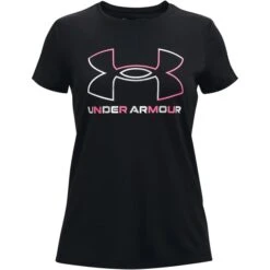 UNDER ARMOUR Girls' UA Tech Big Logo Short Sleeve Tee