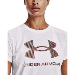 UNDER ARMOUR Women's UA Sportstyle Short Sleeve Graphic Tee -Fam By Style 2075004 101 alt4