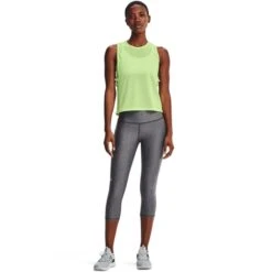UNDER ARMOUR Women's HeatGear Armour No-Slip Waistband Capris -Fam By Style 2075117 004 alt5