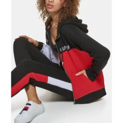 TOMMY HILFIGER SPORT Women's Zip Front Hoodie -Fam By Style 2075769 001 alt4