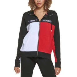 TOMMY HILFIGER SPORT Women's Zip Front Hoodie