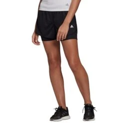 ADIDAS Women's Marathon 20 2-in-1 Short 13 ADIDAS Women's Marathon 20 2-in-1 Short -Fam By Style 2076450 001 alt3