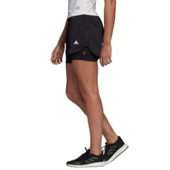 ADIDAS Women's Marathon 20 2-in-1 Short 15 ADIDAS Women's Marathon 20 2-in-1 Short -Fam By Style 2076450 001 alt5