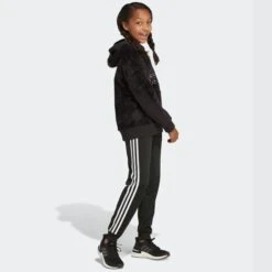 ADIDAS Girls' Fleece Hooded Pullover -Fam By Style 2076891 001 alt5