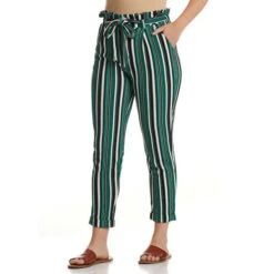 ALMOST FAMOUS Women's Knit Striped Pants -Fam By Style 2076910 308 alt2
