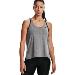 UNDER ARMOUR Women's UA Knockout Mesh Back Tank 8 UNDER ARMOUR Women's UA Knockout Mesh Back Tank -Fam By Style 2076964 001 alt2
