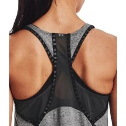 UNDER ARMOUR Women's UA Knockout Mesh Back Tank 10 UNDER ARMOUR Women's UA Knockout Mesh Back Tank -Fam By Style 2076964 001 alt4