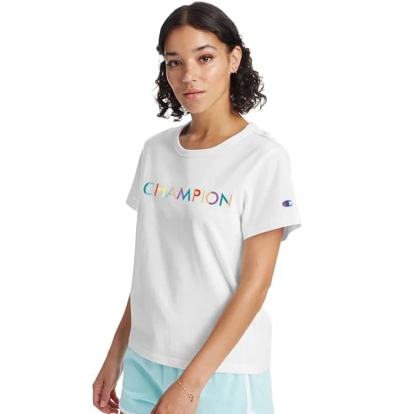 CHAMPION Juniors' Short Sleeve Girlfriend Tee 1 CHAMPION Juniors' Short Sleeve Girlfriend Tee