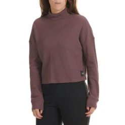CALVIN KLEIN PERFORMANCE Women's Long Sleeve Relaxed Fit Turtleneck