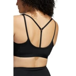 ADIDAS Women's Yoga Essentials Medium Impact Sports Bra -Fam By Style 2077973 001 alt6