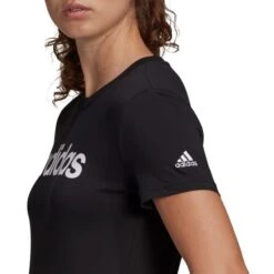 ADIDAS Women's Short-Sleeve Linear Tee -Fam By Style 2078000 001 alt5