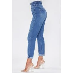 YMI Juniors Hybrid Dream Jean With Paperbag Waist 6 YMI Juniors Hybrid Dream Jean With Paperbag Waist -Fam By Style 2078089 405 alt2