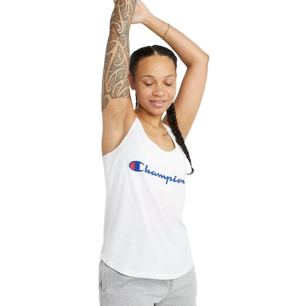 CHAMPION Women's Classic Graphic Tank Top 1 CHAMPION Women's Classic Graphic Tank Top