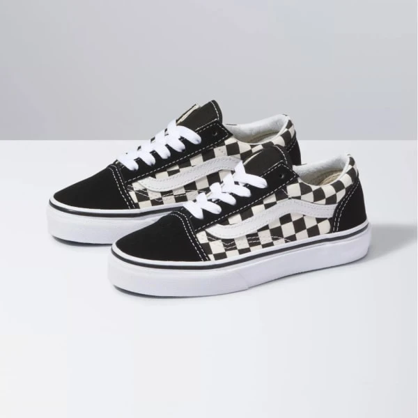 VANS Kids' Primary Check Old Skool Shoes 3 VANS Kids' Primary Check Old Skool Shoes - Image 3