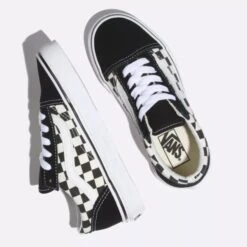 VANS Kids' Primary Check Old Skool Shoes 8 VANS Kids' Primary Check Old Skool Shoes -Fam By Style 2078969 001 alt3