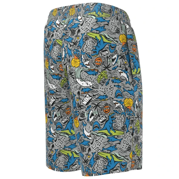 NIKE Boys' Shark Party 8" Volley Shorts 2 NIKE Boys' Shark Party 8" Volley Shorts - Image 2