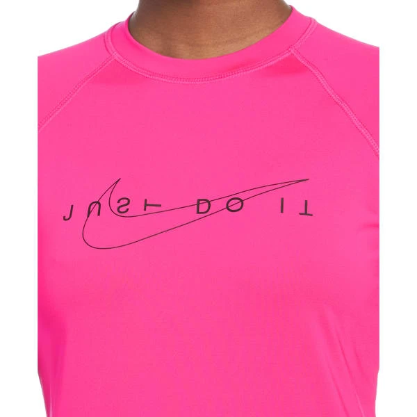 NIKE Women's Short-Sleeve Hydroguard Shirt 3 NIKE Women's Short-Sleeve Hydroguard Shirt - Image 3