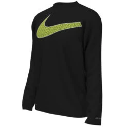 NIKE Boys' Swoosh Long-Sleeve Hydroguard Shirt