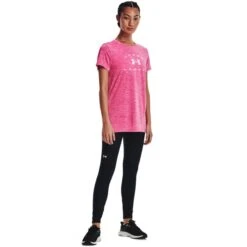 UNDER ARMOUR Women's UA Tech Twist Arch Short-Sleeve Tee -Fam By Style 2079270 609 alt4