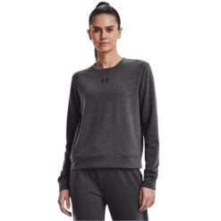 UNDER ARMOUR Women's UA Rival Terry Crew -Fam By Style 2079296 004 alt2