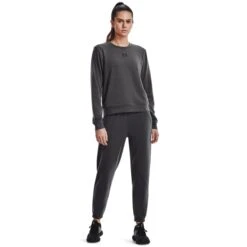UNDER ARMOUR Women's UA Rival Terry Crew -Fam By Style 2079296 004 alt5