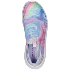 SKECHERS Girls' Ultra Flex 2.0 - Swirlology Slip-On Shoe -Fam By Style 2079452 607 alt3