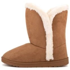 OLIVIA MILLER Women's Faux Shearling Winter Boots -Fam By Style 2079845 208 alt2