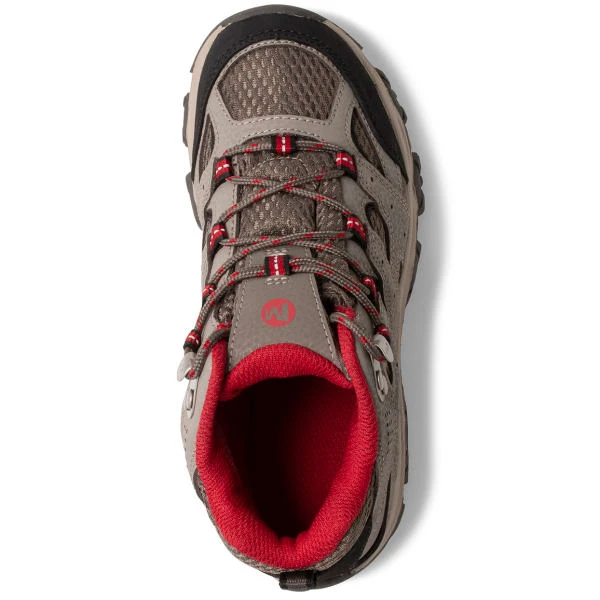 MERRELL Big Kid's Moab 3 Mid Waterproof Hiking Boots 2 MERRELL Big Kid's Moab 3 Mid Waterproof Hiking Boots - Image 2