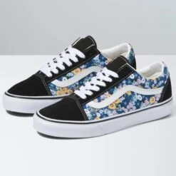 VANS Women's Floral Old Skool Shoes -Fam By Style 2080512 001 alt2