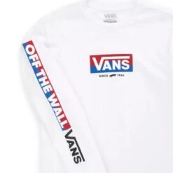 VANS Boys' Easy Logo Long Sleeve Tee -Fam By Style 2080535 101 alt2