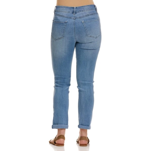 D JEANS Women's High Waist Vintage Rolled Straight Ankle Jeans 2 D JEANS Women's High Waist Vintage Rolled Straight Ankle Jeans - Image 2