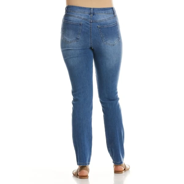 D JEANS Women's High Waist Straight Leg Vintage Jeans 2 D JEANS Women's High Waist Straight Leg Vintage Jeans - Image 2