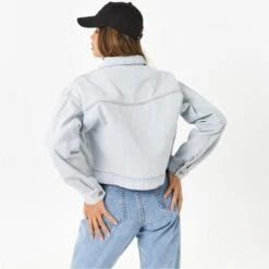 JACK WILLS Women's Amelia Cropped Denim Jacket -Fam By Style 2081051 302 alt3