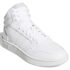 ADIDAS Women's Hoops 3.0 Mid Classic Shoes 10 ADIDAS Women's Hoops 3.0 Mid Classic Shoes -Fam By Style 2081683 101 alt2