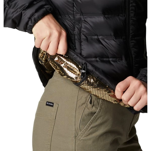 COLUMBIA Women's Pebble Peak Down Hooded Jacket 7 COLUMBIA Women's Pebble Peak Down Hooded Jacket - Image 7