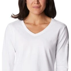 COLUMBIA Women's Sapphire Point Long-Sleeve Shirt -Fam By Style 2082022 101 alt4