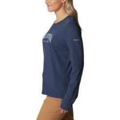 COLUMBIA Women's Trek Relaxed Long-Sleeve Tee -Fam By Style 2082056 402 alt2