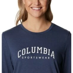 COLUMBIA Women's Trek Relaxed Long-Sleeve Tee -Fam By Style 2082056 402 alt4