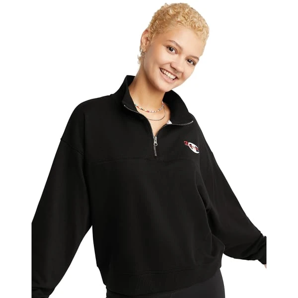 CHAMPION Women's French Terry Quarter Zip 1 CHAMPION Women's French Terry Quarter Zip