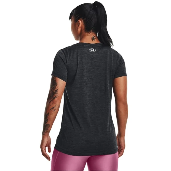 UNDER ARMOUR Women's UA Tech Twist Script Short Sleeve Tee 4 UNDER ARMOUR Women's UA Tech Twist Script Short Sleeve Tee - Image 4