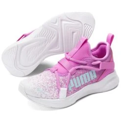 PUMA Girls' Softride Rift Slip Sprinkle Shoes -Fam By Style 2082402 504 alt2