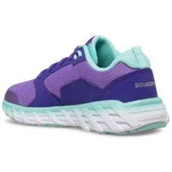 SAUCONY Girls' Wind 2.0 Running Shoes -Fam By Style 2082408 501 alt2