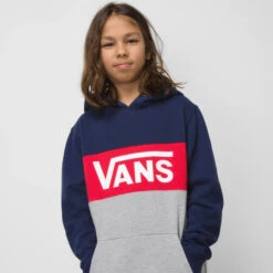 VANS Kids' Colorblock Pullover Hoodie -Fam By Style 2082457 402 alt2