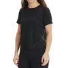 SPYDER Women's Short Sleeve Crop Tee W/ Back Opening & Mesh Insert