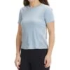 SPYDER Women's Short Sleeve Crop Tee W/ Back Opening And Mesh Insert
