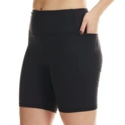 SPYDER Women's 7" Biker Short W/ Side Pockets -Fam By Style 2082483 001 alt2