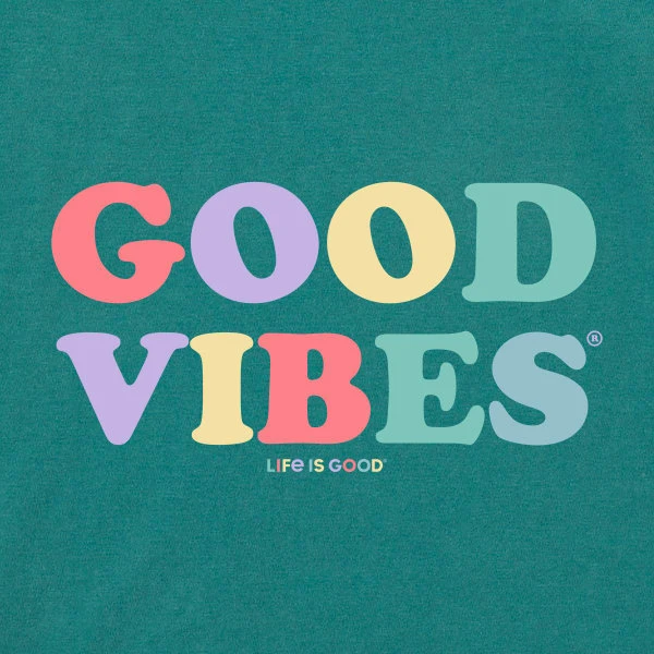 LIFE IS GOOD Women's Good Vibes Long-Sleeve Crusher Tee 2 LIFE IS GOOD Women's Good Vibes Long-Sleeve Crusher Tee - Image 2