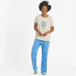 LIFE IS GOOD Women's Turtle Lightweight Sleep Tee -Fam By Style 2082676 102 alt3